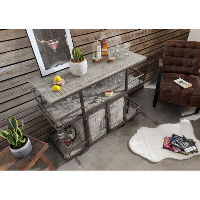 Massivmoebel24 Küchenwagen Heavy Industry | Wayfair.de